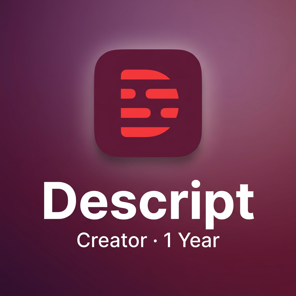 Descript Creator (1 Year)