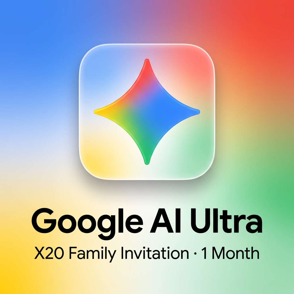 Google AI Ultra X20 Family Invitation (1 Month)