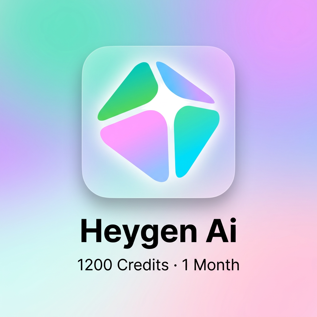 Heygen Ai 1200 credits (1 Month)